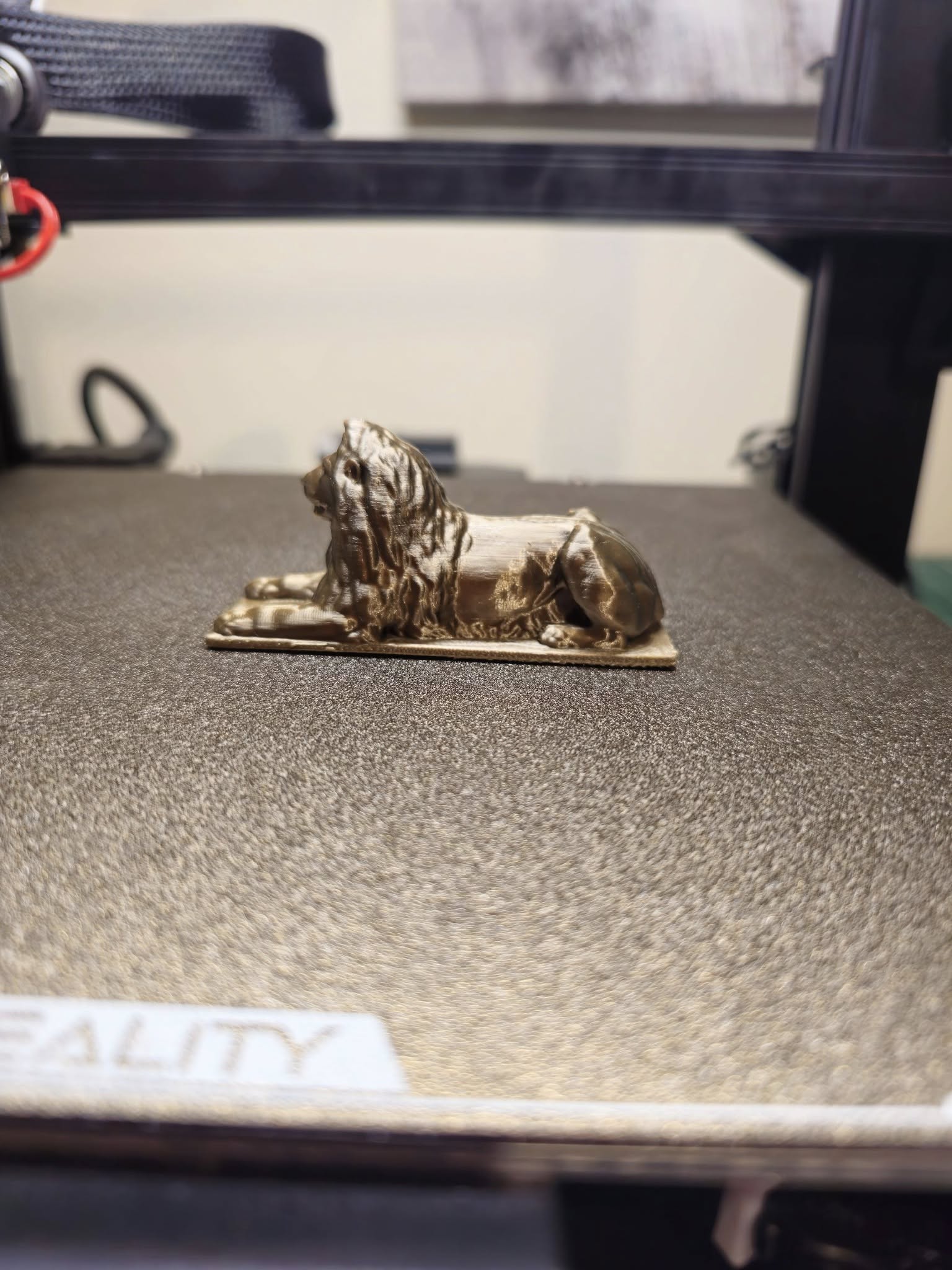 bronze lion